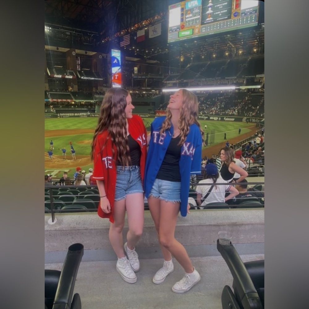 MLB Rangers Red Youth Jersey